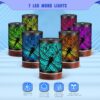 Essential Oils Diffuser,Christmas Aromatherapy Diffuser,Birthday Gifts for Women Mom Grandma,Metal Cool Mist Humidifier with 7 Colors Lights Waterless Auto Off Air Diffusers (Dragonfly)