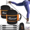 Ankle Resistance Bands, Ankle Bands for Working Out with Cuffs, Resistance Bands for Leg Butt Training Workout Equipment for Kickbacks Hip Gluteus Training Exercises, Ankle Strap with Exercise Bands
