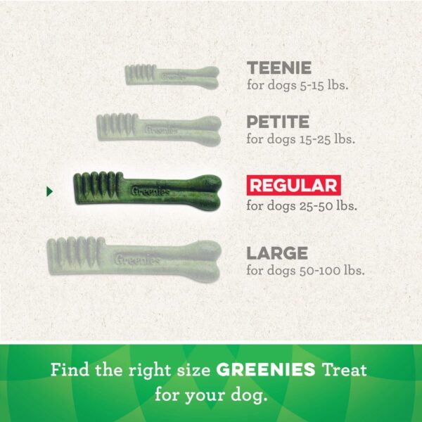 Greenies Weight Management Regular Natural Dog Dental Care Chews Weight Control Dog Treats, 27 oz. Pack (27 Treats)