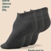 Gripjoy Grip Socks for Women and Men - Non Slip Socks - Yoga Socks with Grippers - Hospital Socks Non Skid - 3 Pairs