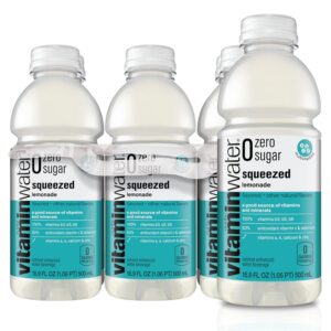 vitaminwater zero Squeezed, 16.9 fl oz, 6 Pack