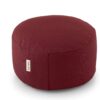Meditation Cushion | WHEEL Zafu Meditation Cushion with Removable Washable Cover | Certified Organic Cotton Meditation Cushions | Buckwheat Hulls Cushion Meditation Pillow
