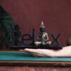 Buddha Statue Buddah Buda - Buddah Statue for Home Decoration,Laughing Buddha Statue for Yoga feng Shui Meditation Spiritual Room Decor,Buddha Decor Indoor, Relax Budha Zen Decor
