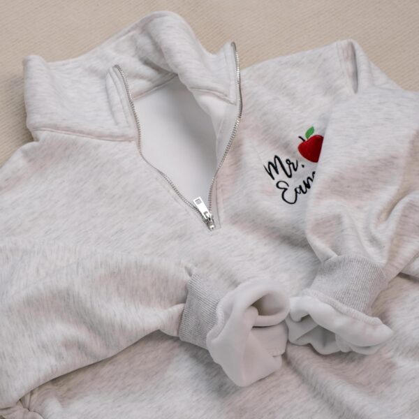 Custom Embroidered Women's Oversized Hoodies Fleece Sweatshirts Long Sleeve Pullover with Pocket – Teacher's Day (M/L/XL/XXL)