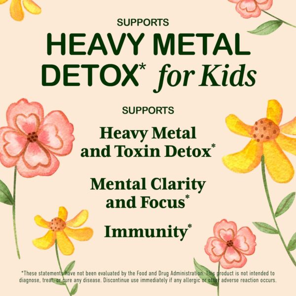 Zeolite Detox for Kids | Heavy Metal Detox | Methyl Vitamin B12, C and D3 for added Energy, Immune, and Focus | 2 oz liquid drops (60 Servings) | Parasite Cleanse | No Preservatives, Vegan, Non-GMO
