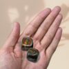 1000+ Carats Iron Tiger Eye Crystal Tumbled Stones Polished Rocks - Natural Gem Stones for Healing - DIY Crystals for Protection