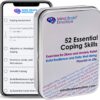 Mind Brain Emotion 52 Essential Coping Skills Cards - Self Care Exercises for Stress and Social Anxiety Relief - Resilience, Emotional Agility, Confidence Therapy Games for Teens, Adults