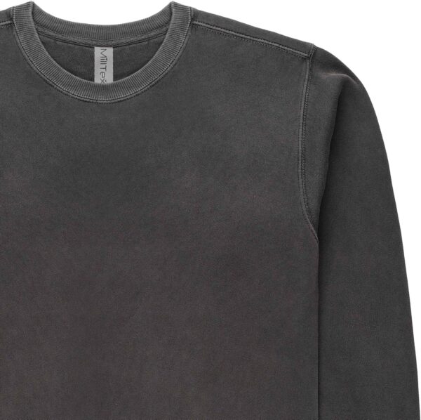 403 Pigmented Dyed Crewneck Pullover Sweatshirt Soft Handfeel 3 End Fleece 80% Cotton 20% Poly 9.5 Oz 340 GSM
