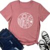 ROSEPARK Women Cute Graphic T-Shirts Summer Tees