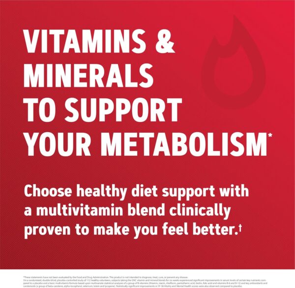 GNC Mega Men Energy & Metabolism Multivitamin | Increased Energy, Metabolism and Calorie Burning | 90 Count