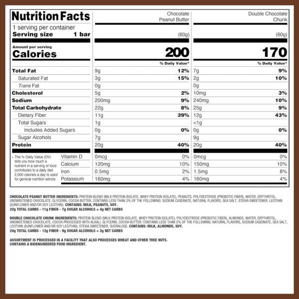Quest Nutrition Chocolate Lovers Variety Pack, High Protein, Low Carb, Gluten Free, Keto Friendly, 12 Count