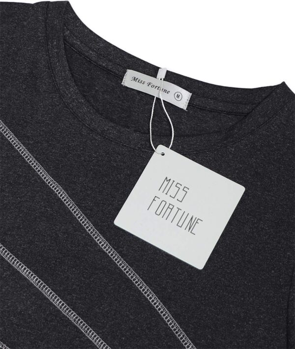 MISS FORTUNE Women's Exercise Tops for Yoga Hiking Running Gym, Moisture Wicking Ladies Workout Clothes, Women Active Shirts