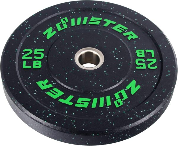Bumper Plate Olympic Weight Plate High Bounce Bumper Weight Plate with Steel Insert Strength Training Weight Lifting Plate