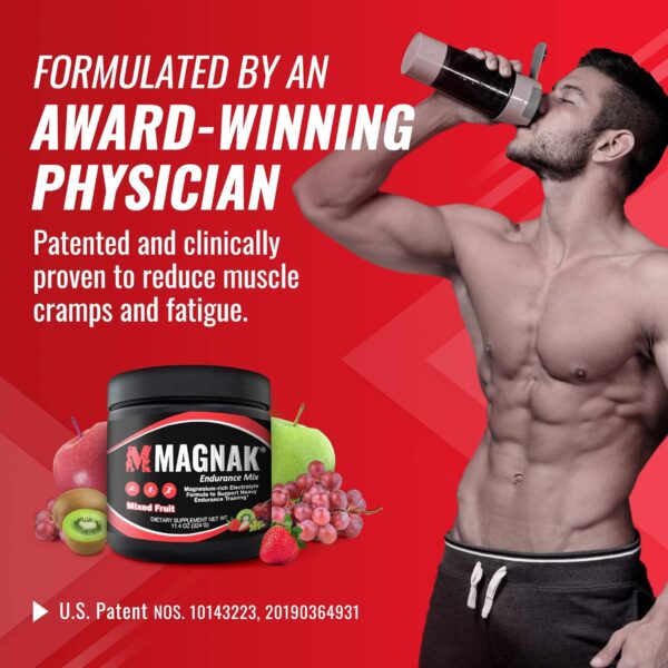 Electrolytes Powder Mix, Recovery Drink for Workouts, Sports & Training, Hydration and Energy Drink Mix w/Magnesium, Potassium, Sodium & More, Gluten Free, Mixed Fruit Powder, 11.4 oz - Magnak
