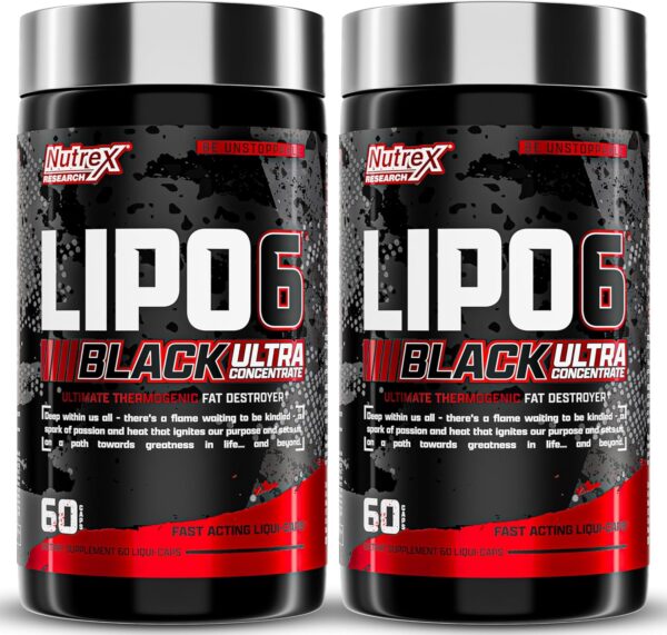 81plKVsBSZL._AC_SL1500_.jpg Nutrex Research Lipo-6 Black Ultra Concentrate Thermogenic Fat Burner Supplement, Increase Weight Loss, Energy & Intense Focus 120 Diet Pills