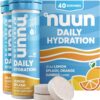 Nuun Hydration Daily, Wellness Electrolyte Tablets, Mixed Citrus, No Sugar, 5 Essential Electrolytes for Hydration, Vegan, Gluten Free, 4 Pack (40 Servings)