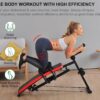 81ppVpkA6pL._AC_SL1500_.jpg KESHWELL Ab Workout Machine,Core Abs Exercise Equipment for Home Gym,Adjustable Sit Up Bench Strength Training Abdominal Cruncher,Foldable Core Workout Machine with Resistance Bands&LCD Display