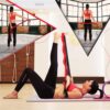 Stretching Strap with Loops - Non Elastic Stretch Band for Physical Therapy, Yoga Strap for Stretching Equipment, Stretch Bands for Exercise and Flexibility - Fascia, Hamstring & Leg Stretcher Belt