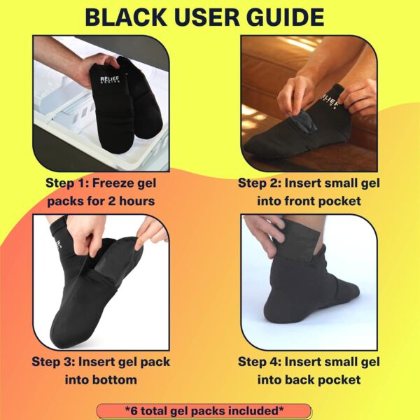 Relief Genius Cold Therapy Socks with Reusable Gel ice Packs - Achieve Relief from Sprains, Muscle Pain, Bruises, Swelling, Edema, Chemotherapy, Arthritis, Post Partum Foot (Pink, Small/Medium)