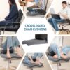 Johnear Cross Legged Office Chair Cushion Meditation Chair Meditation Cushion Floor Pillows for Adults Sitting Yoga Enthusiasts, Meditation Fanatics Seat (Grey)