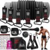 Heavy Resistance Bands for Working Out, 300LBS Exercise Bands with Handles, Workout Bands for Men, Weight Fitness Bands Set for Muscle Training, Strength, Slim, Yoga, Home Gym Equipment
