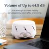 Yogasleep Dohm UNO White Noise Sound Machine (White) With Real Fan Inside for Non-Looping White Noise, For Travel, Office Privacy, Meditation, Sleep Aid For Adults & Baby, Registry Gift