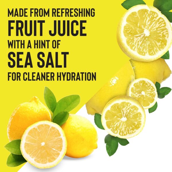 R.W. Knudsen Recharge Organic Lemon Flavored Juice Sports Beverage with Electrolytes, 32 Ounces (Pack of 6)