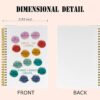 Knibeo Mental Health Journal Notebook - Anti Anxiety Notebook, 5.5×8.3 Spiral Bound Notebook with 164 Pages, Therapist Notebook, Mental Health Gifts, College School Supplies