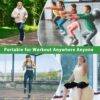 Soft Dumbbell Hand Weights Set for Jogging Running and Physical Therapy Yoga Women Men Workouts,Detachable Walking Weight with Hand Strap and Washable Cover