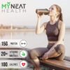 High Protein Meal Replacement Shake - Diet Shake Powder, LOW Calories, HIGH Protein, LOW Fat, Essential Vitamins and Minerals, Kosher (Vanilla)