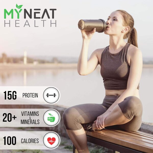 High Protein Meal Replacement Shake - Diet Shake Powder, LOW Calories, HIGH Protein, LOW Fat, Essential Vitamins and Minerals, Kosher (Vanilla)