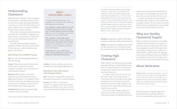 The Low Cholesterol Cookbook and Action Plan: 4 Weeks to Cut Cholesterol and Improve Heart Health