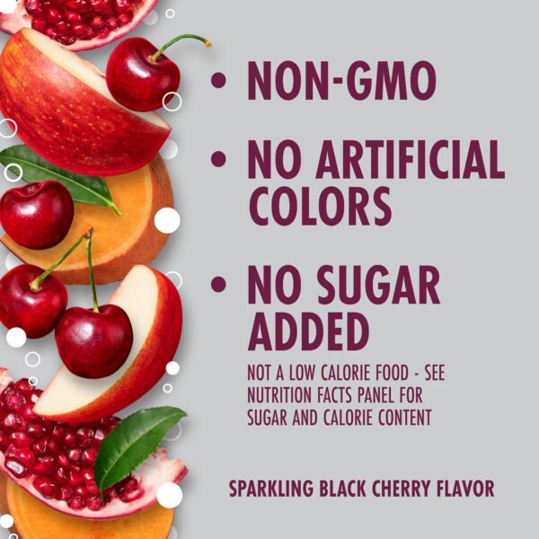 V8 +SPARKLING ENERGY Black Cherry Energy Drink, Made with Real Vegetable and Fruit Juices, 11.5 FL OZ Can 4 Count (Pack of 6)