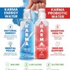 Karma Natural Energy Drink - 12 Pack, Raspberry Peach Caffeinated Water - Clean Focus & Energy Boost