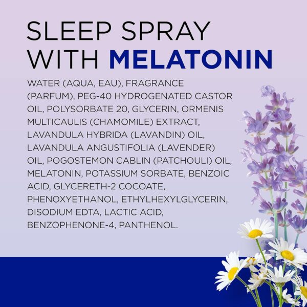 Dr Teal's Sleep Spray with Melatonin & Essential Oil Blend, 6 fl oz (Pack of 3)
