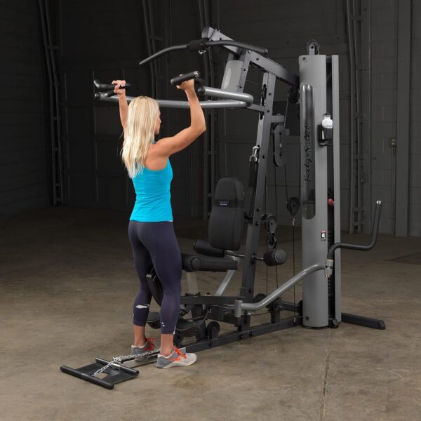 Body-Solid (G5S) Multi-Station With 210lb Selectorized Weights Stack Home Gym Machine, Arm & Leg Strength Training Equipment Functional Exercise Workout Station for Weight lifting and Bodybuilding