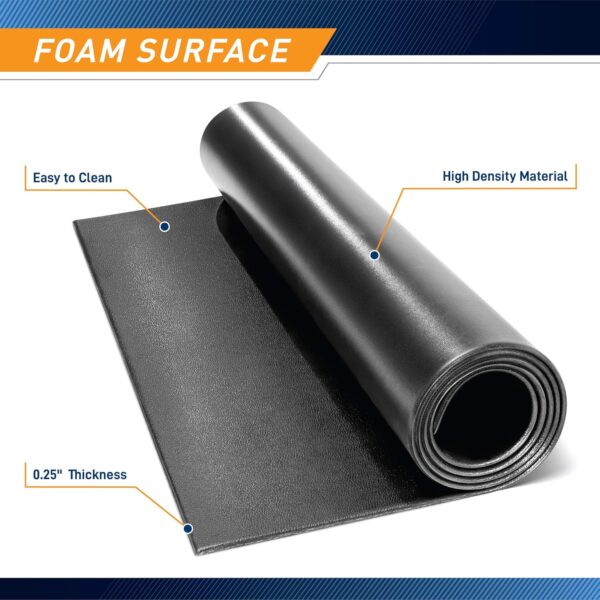 Marcy Fitness Equipment Mat and Floor Protector Compatible for Treadmills, Elliptical, Exercise Bikes, Stationary Cycles and Accessories
