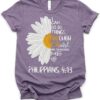 Love in Faith | I Can Do All Things Daisy | Christian Shirts for Women | Faith-Based Apparel | Christian Gifts