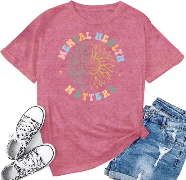 LBP Mental Health Awareness Shirt Women Mental Health Matters Tshirt