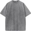 3 Pcs Oversized T-Shirts Heavy Cotton Washed Summer Vintage Tee Loose Fit Short Sleeve Casual Shirts for Men Women
