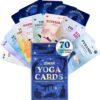 Zinsk Premium Yoga Deck – 70 Beautifully Illustrated 3x5” Cards with Instructions, Alignment Cues, & Modifications – Flashcards for Learning Beginner & Intermediate Poses & Sequencing