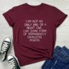 ROSEPARK Women I AM NOT Cute Graphic T-Shirts Teen Girls Funny Tees