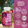Apple Cider Vinegar Gummies 1000mg for Detox & Cleanse, ACV Gummy Vitamin B12 for Digestion Metabolism & Immune Health Support, Natural Apple Raspberry Flavor, Gluten Free & Vegan - 120 Gummies