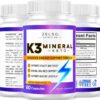 ZELSO (3 Pack) K3 Mineral Weight Loss Pills for Women and Men - K3 Salt Mineral, Vitamin + K3 Capsules Supplement for Weight Loss - 180 Days Supply