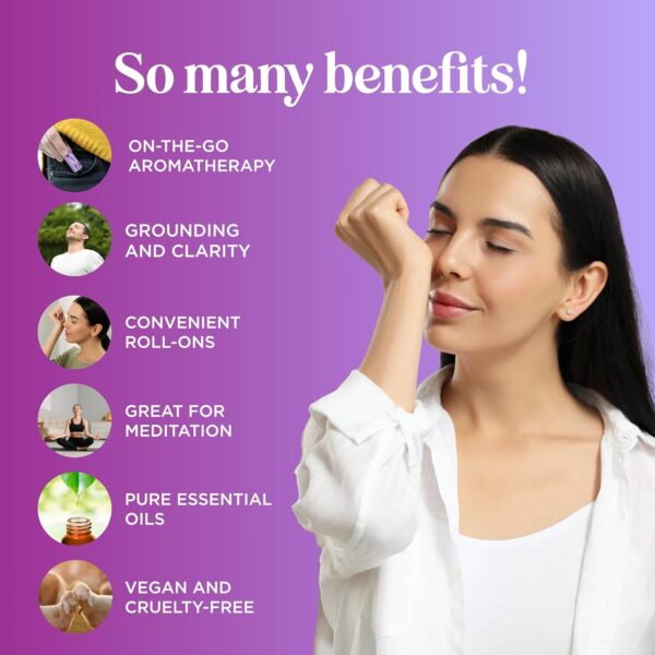 Roll on Essential Oils for Sleep - Aromatherapy Essential Oils Sets Variety Pack with Lavender Relax and Dream Sleep Essential Oil Roll Ons - Fun & Cute Wellness Gift for Young Women Teens & Girls