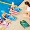 MoKo Swim Kickboard, Cartoon Swimming Training Kick Board Pool Exercise Equipment Promote Natural Swimming Position Water Fun Tool for Kids