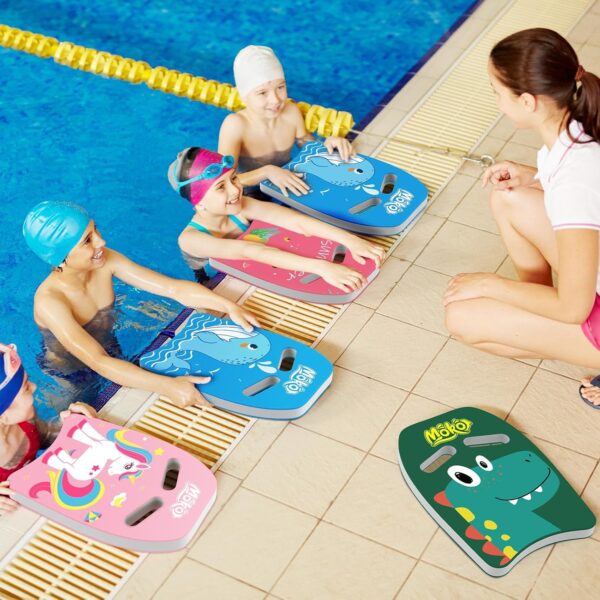 MoKo Swim Kickboard, Cartoon Swimming Training Kick Board Pool Exercise Equipment Promote Natural Swimming Position Water Fun Tool for Kids