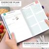 Clever Fox Weekly Meal Planner - Weekly & Daily Meal Prep Journal with Shopping and Grocery Lists for Menu Planning, Healthy Diet & Weight Loss Tracking, Lasts 1 Year, Undated, A5 - Purple