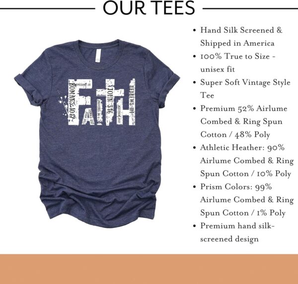 Love in Faith | Faith | Christian T-Shirts for Women | Faith-Based Apparel | Christian Gifts