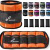 Sportneer Adjustable Ankle Weights 1 Pair 2 4 6 8 10 Lbs Leg Weight Straps for Women Men, Weighted Ankle Weights Set for Gym,Fitness, Workout,Walking, Jogging,1-5 lbs Each Ankle, 1 Pair 2-10 lbs